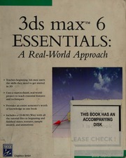 3ds Max 6 Essentials A Realworld Approach 1 Edition Kalwick