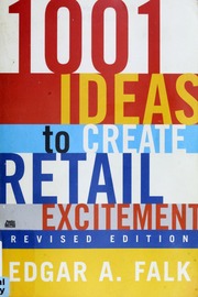 1001 Ideas To Create Retail Excitement Rev Sub Edition Falk Edgar A