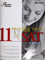 11 Practice Tests For The Sat Psat Princeton Review Firm