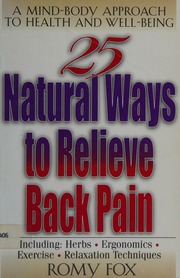 25 Natural Ways To Relieve Back Pain Fox Romy