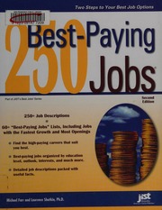 250 Bestpaying Jobs 2nd Ed Farr J Michael Shatkin Laurence