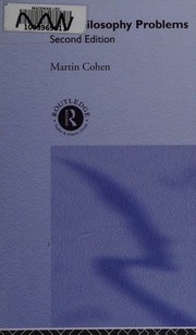 101 Philosophy Problems 2nd Ed Cohen Martin 1964