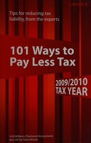 101 Ways To Pay Less Tax Unknown