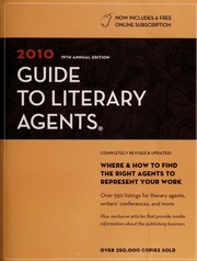 2010 Guide To Literary Agents None None None Sambuchino Chuck