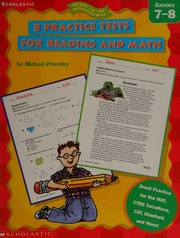 8 Practice Tests For Reading And Math Grades 78 Priestly Michael