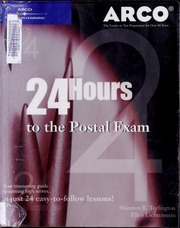 24 Hours To The Postal Exam Shannon R Turlington