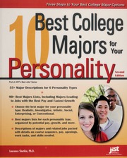 10 Best College Majors For Your Personality None 2nd Ed Shatkin