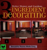 3ingredient Decorating Marshall Paula Better Homes And Gardens Books Firm