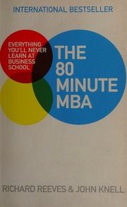 The 80 Minute Mba Reeves Richard Knell John