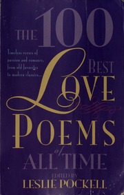The 100 Best Love Poems Of All Time Pockell Leslie