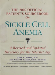 The 2002 Official Patients Sourcebook On Sickle Cell Anemia Parker
