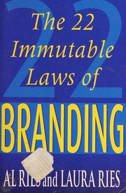 The 22 Immutable Laws Of Branding Ries Al Ries Laura