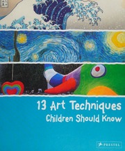 13 Art Techniques Children Should Know Wenzel Angela Author Hall