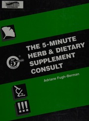 The 5minute Herb And Dietary Supplement Consult Fughberman