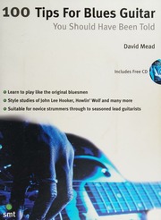 100 Tips For Blues Guitar You Should Have Been Told Book Cd Edition Mead