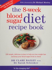 The 8week Blood Sugar Diet Recipe Book Bailey Clare Author Schenker