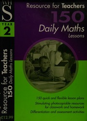 150 Numeracy Hour Lessons Teachers Resource Carvill Sarah