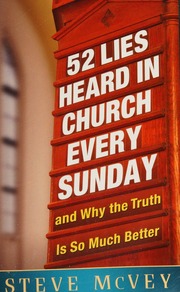 52 Lies Heard In Church Every Sunday Mcvey Steve 1954
