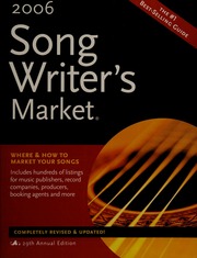 2006 Songwriters Market 29rev Ed Edition Bessler Ian Schweer