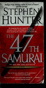The 47th Samurai A Bob Lee Swagger Novel Pocket Star Books Pbk Ed Hunter