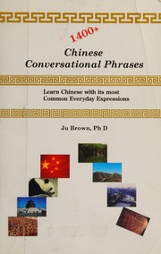 1400 Chinese Conversational Phrases Bilingual Edition Brown