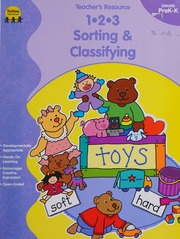123 Sorting And Classifying Grades Prekk Wright Marsha Elyn