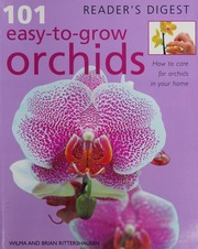 101 Easytogrow Orchids Ritterhausen Wilma Ritterhausen Brian