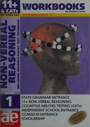 11 Nonverbal Reasoning Including Multiplechioce Technique Book 1 Curran