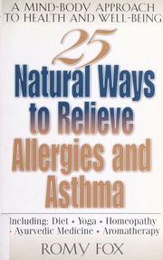 25 Natural Ways To Relieve Allergies And Asthma Fox Romy