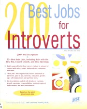 200 Best Jobs For Introverts Shatkin Laurence Jist Publishing