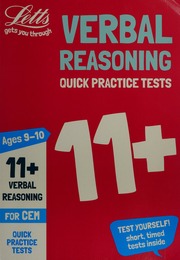 11 Verbal Reasoning Quick Practice Tests For The Cem Tests Age 910 Mcmahon