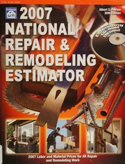 2007 National Repair Remodeling Estimator Paxton Albert S Ogrady