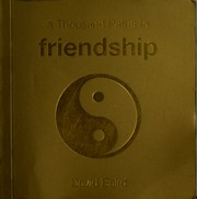 A Thousand Paths To Friendship Baird David 1956