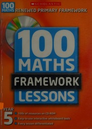 100 Maths Framework Lessons Year 5scottish Primary 6 Mcdaniel
