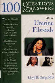 100 Questions Answers About Uterine Fibroids None Greig Lloyd B