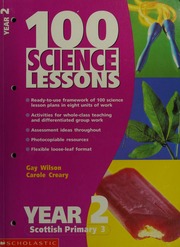 100 Science Lessons Year 2 Scottish Primary 3 Creary Carole