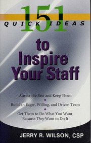 151 Quick Ideas To Inspire Your Staff Electronic Resource Wilson