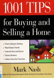 1001 Tips For Buying Selling A Home Mark W Nash