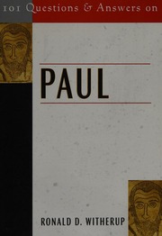 101 Questions And Answers On Paul Witherup Ronald D 1950
