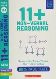 11 Nonverbal Reasoning Practice And Assessment For The Cem Test Ages 1011 Tracey Phelps