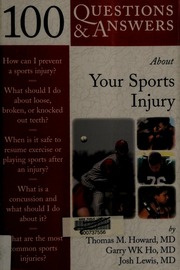 100 Questions Answers About Your Sports Injury 1 Edition Howard