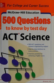 500 Act Science Questions To Know By Test Day Anaxos Inc