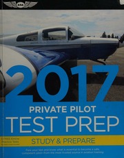 2017 Private Pilot Test Prep Aviation Supplies Academics Inc