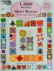 1000 Anysize Quilt Blocks Causee Linda Weiss Rita