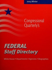 2003 The Executive Branch Of The Us Government White House Departments Agencies Biographies Editor Tony Mellor 41rev Ed Edition Unknown