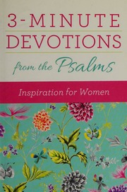 3minute Devotions From The Psalms Inspiration For Women Kuyper