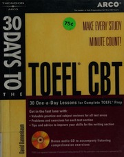 30 Days To The Toefl Cbt Dannenbaum David Arco Publishing Petersons Firm