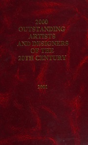 2000 Outstanding Artists And Designers Of The 20th Century Gifford