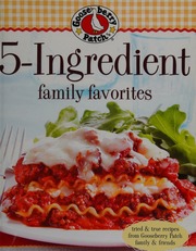 5ingredient Family Favorites Gooseberry Patch Firm