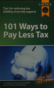 101 Ways To Pay Less Tax 2nd Ed Joseph Pat Watson Iain Williams